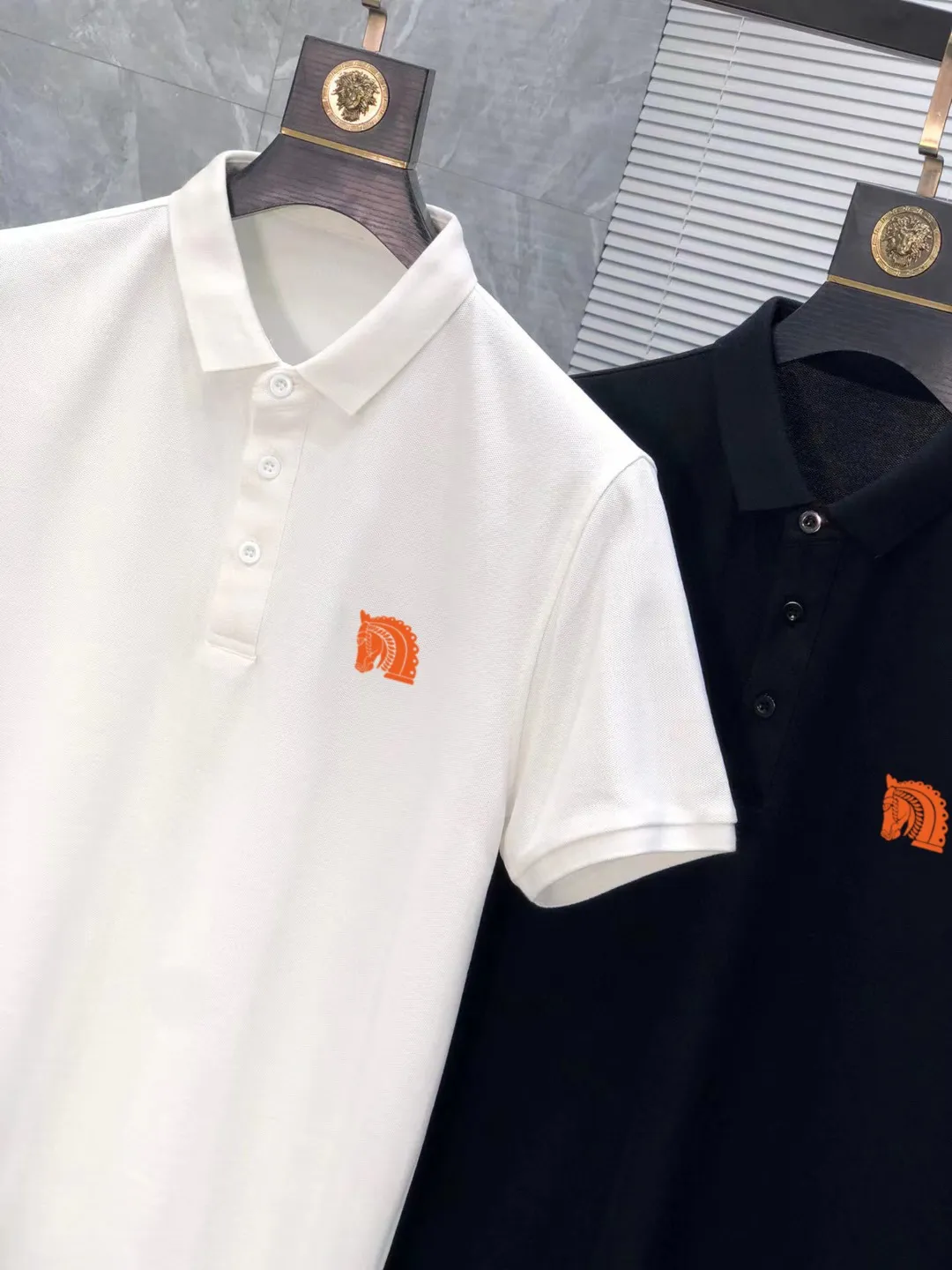 P100 Polo Premium T 、 Breathable logo Versatile ！ Sizes:M-3XL